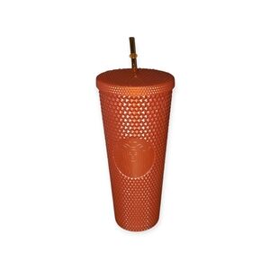 Starbucks Fall 2022 Halloween Edition Orange Textured Studded Tumbler NWT